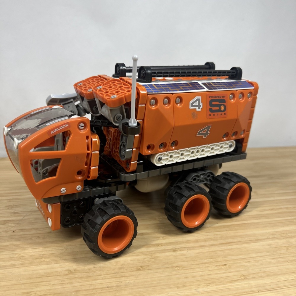 HEXBUG VEX Robotics Mobile Lab Explorer Vehicle Solar Construction Toy Orange